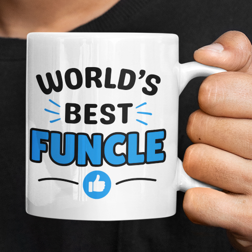 World's Best Funcle Mug, Funny Uncle Coffee Mug Gift