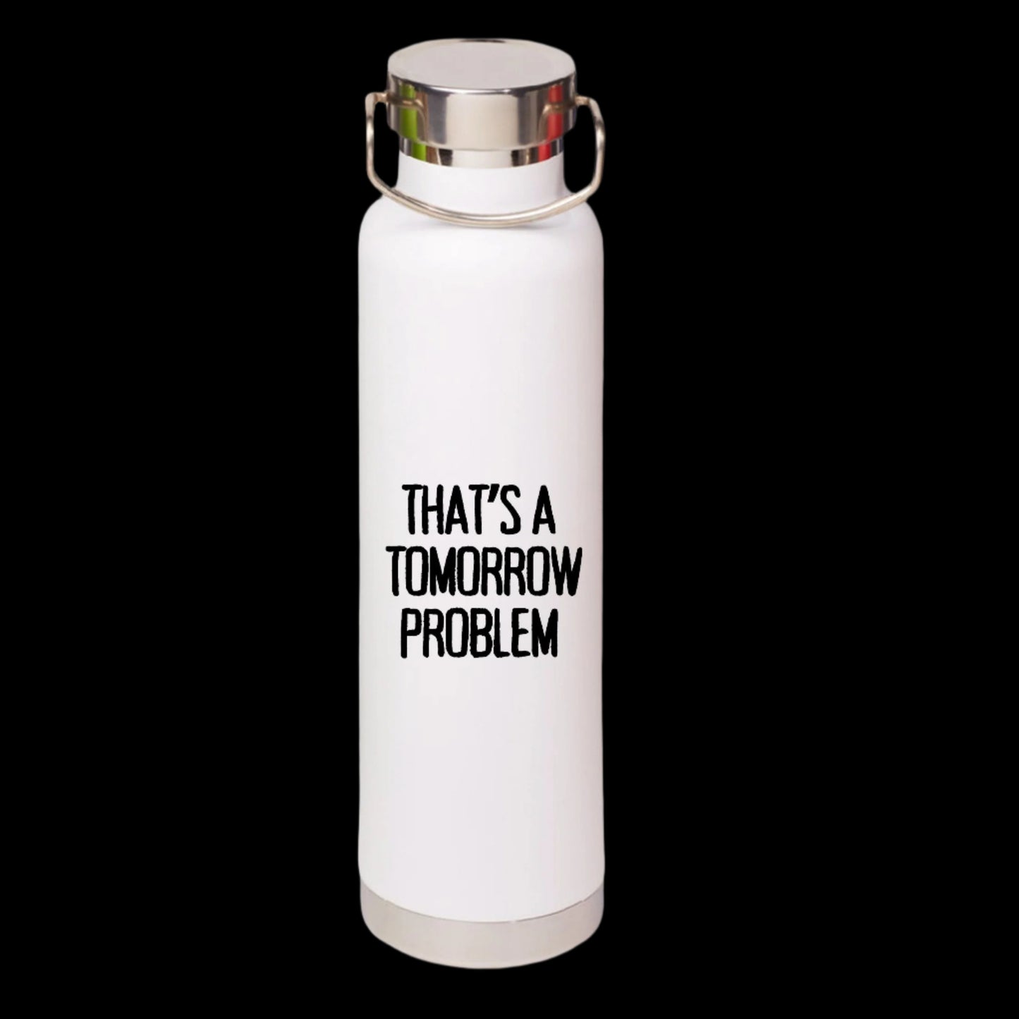 That's A Tomorrow Problem, Wide Opening Double-walled Stainless Steel with Copper Vacuum Insulation, 650ml Water Bottle