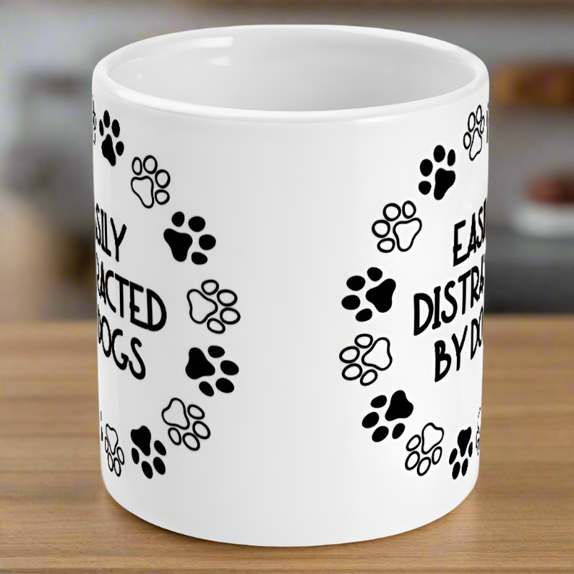 Easily Distracted By Dogs Mug