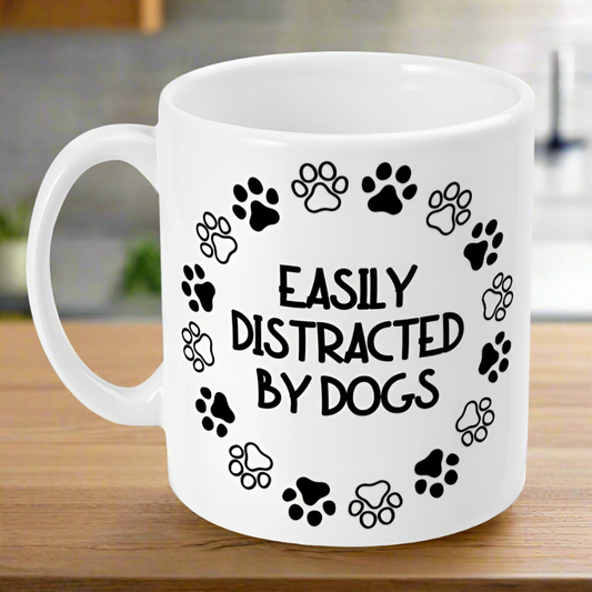 Easily Distracted By Dogs Mug