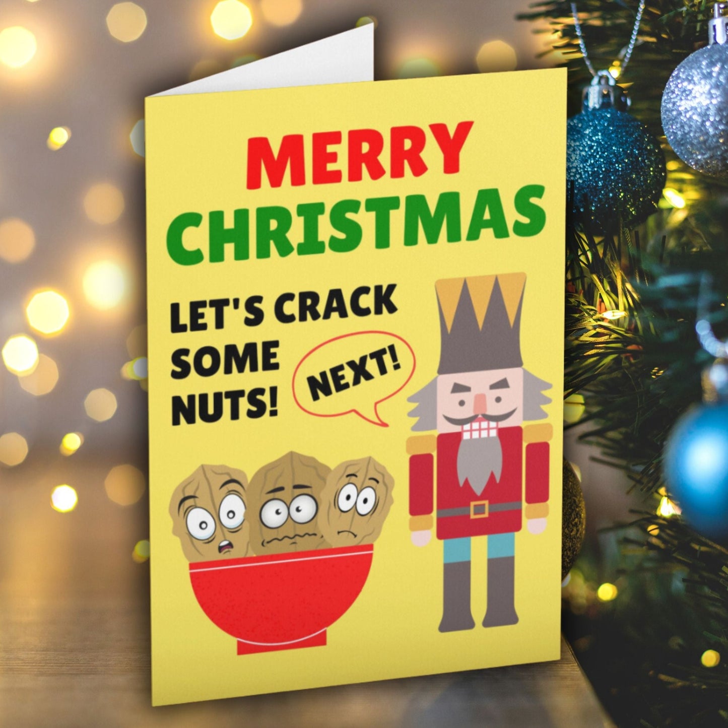 Nutcracker Christmas Card