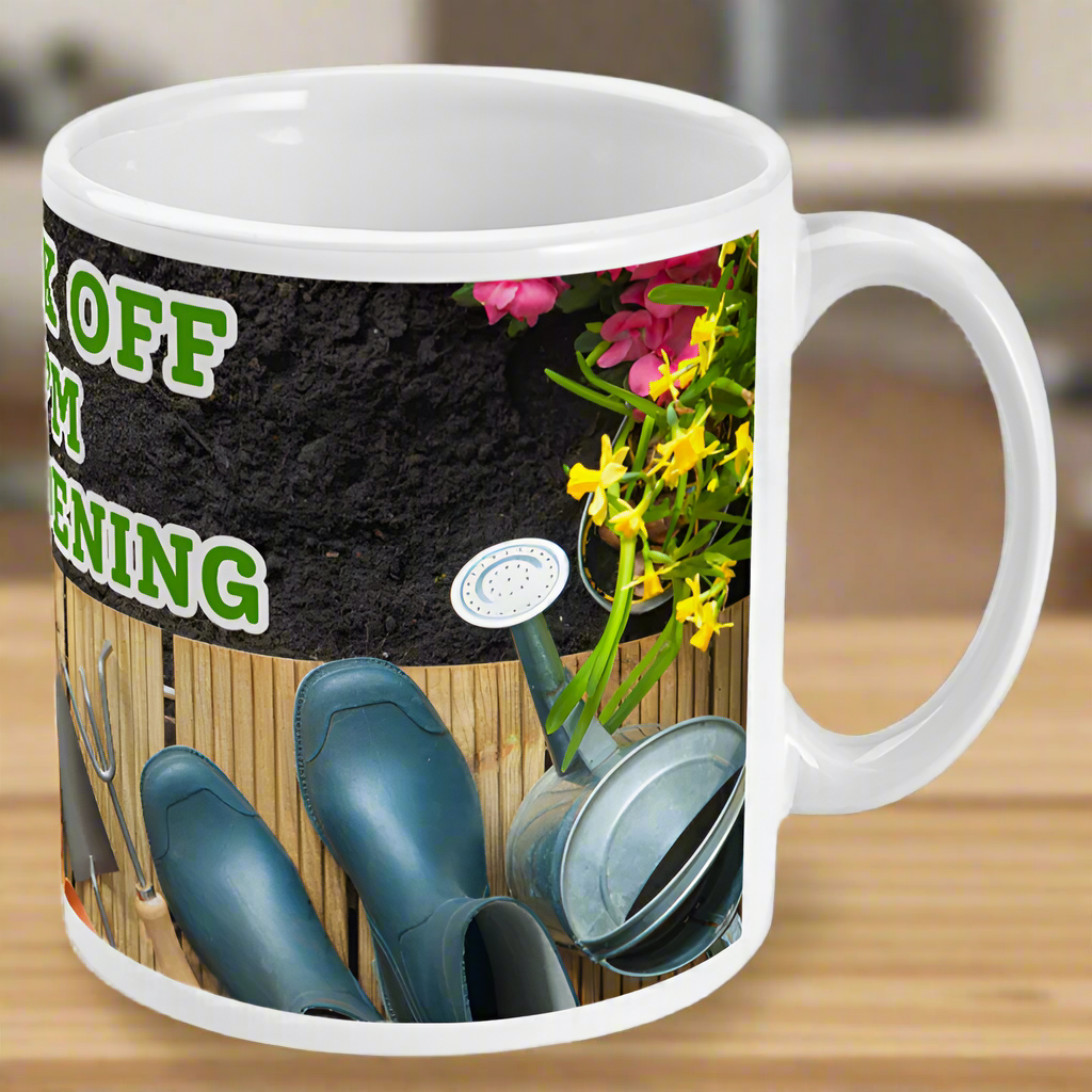 Fork Off I'm Gardening Mug