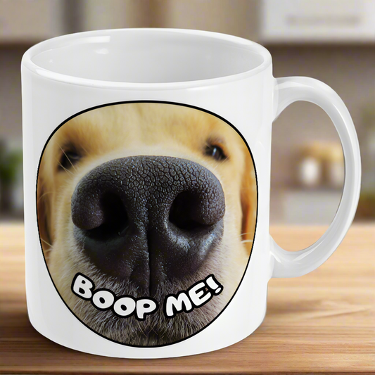 Golden Retriever Boop Me Mug
