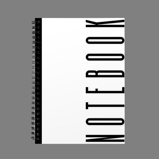 Minimalist Notebook Spiral Bound Notebook (A5)