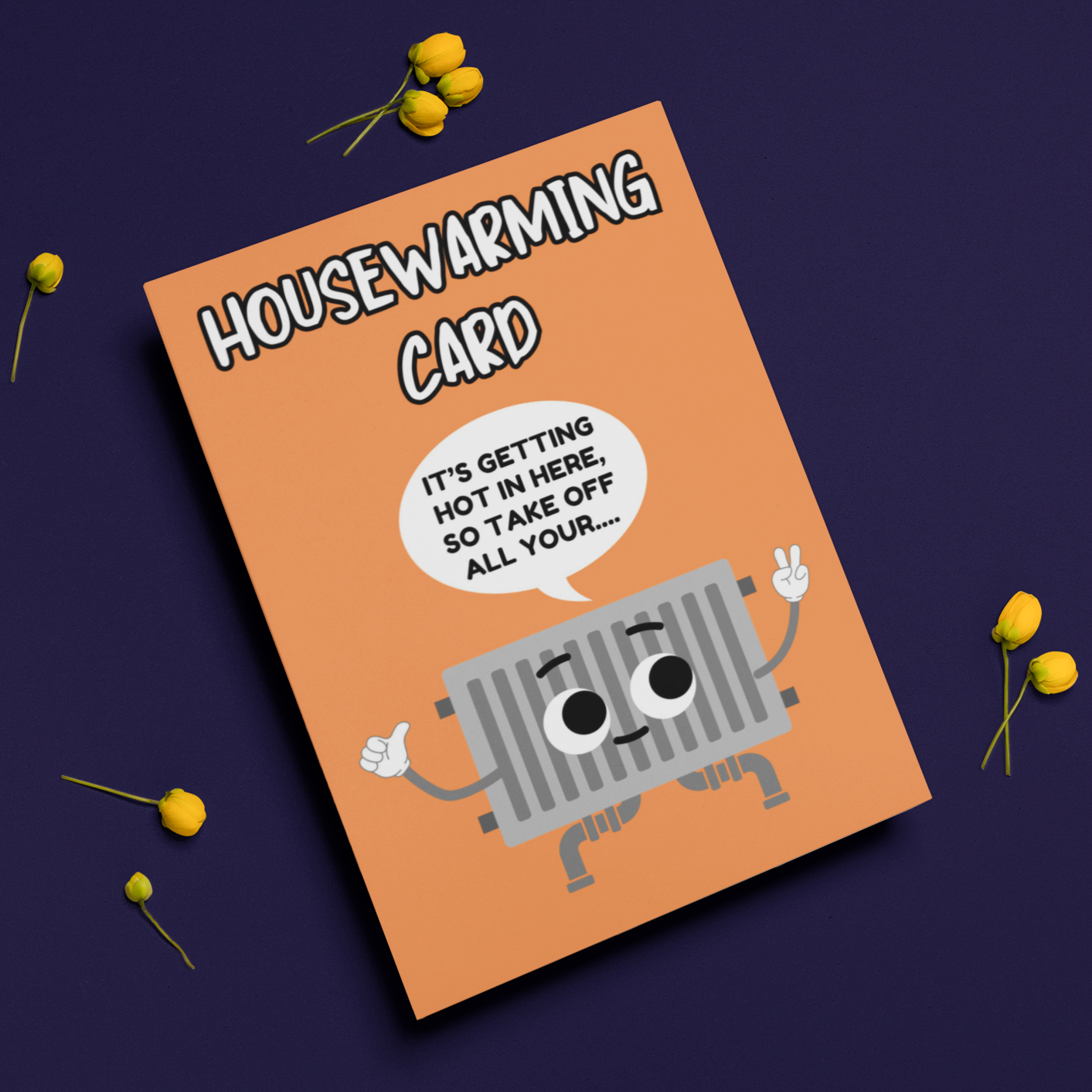 Housewarming New Home Moving Card