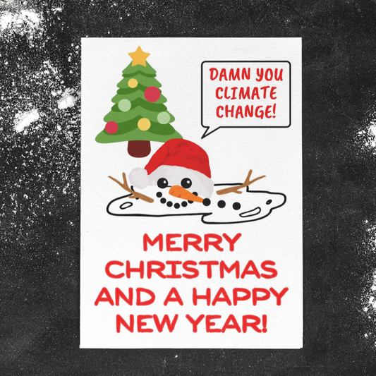 Climate Change Christmas Card