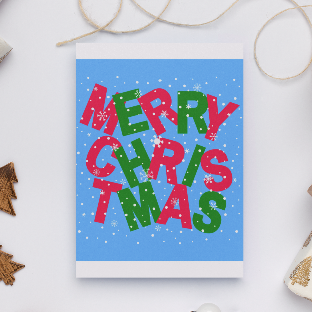 Festive Merry Christmas Card
