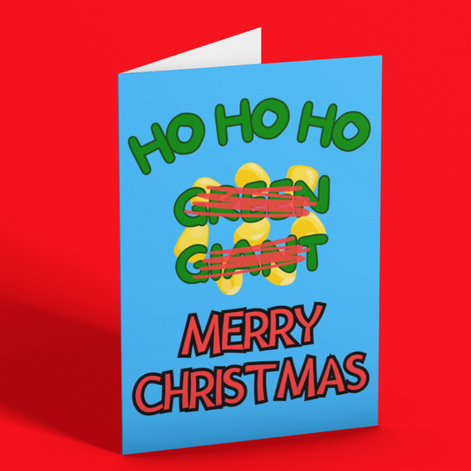 Funny Ho Ho Ho Merry Christmas Card