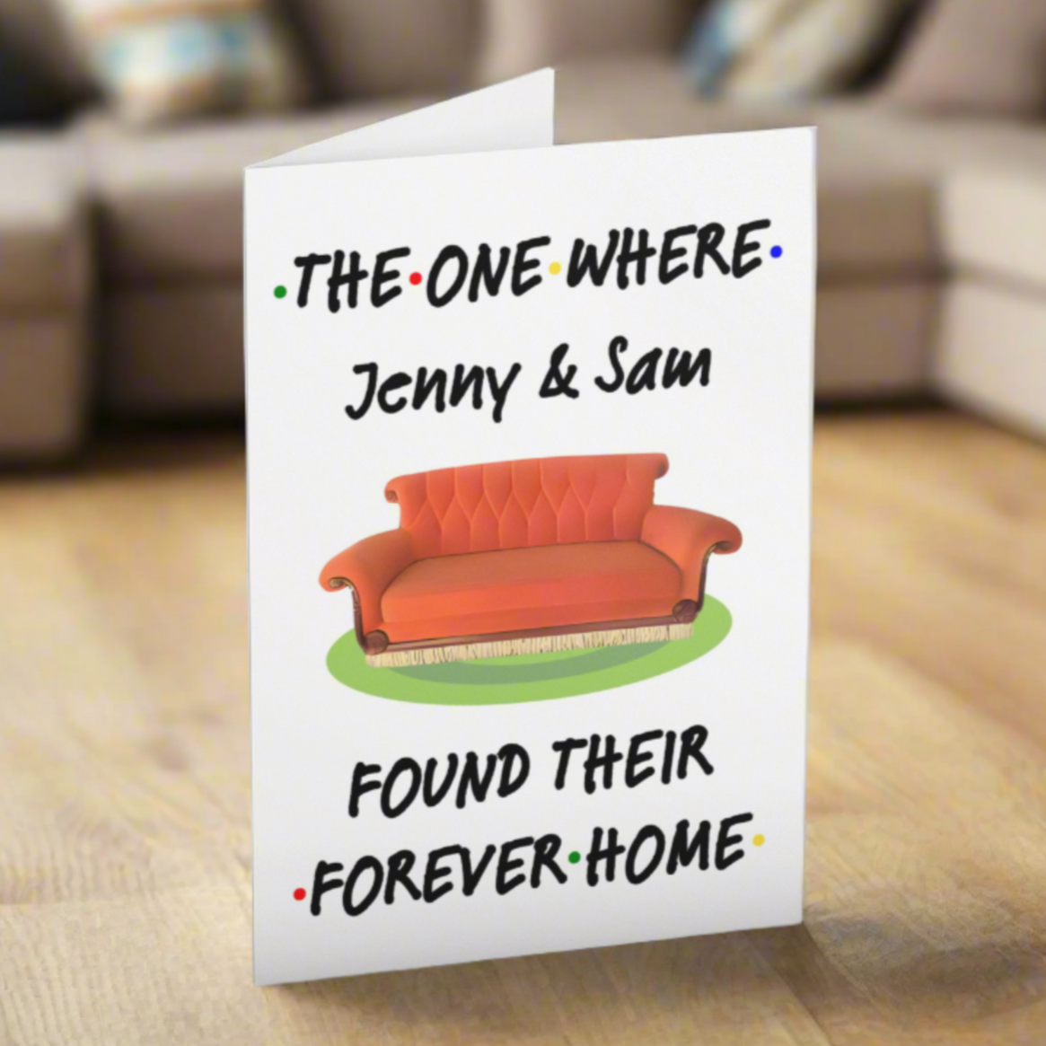 Personalised New Home Housewarming Card