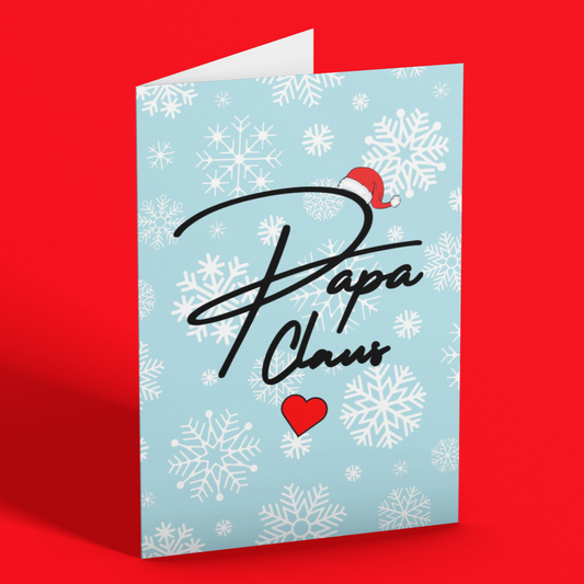 Papa Claus Christmas Card