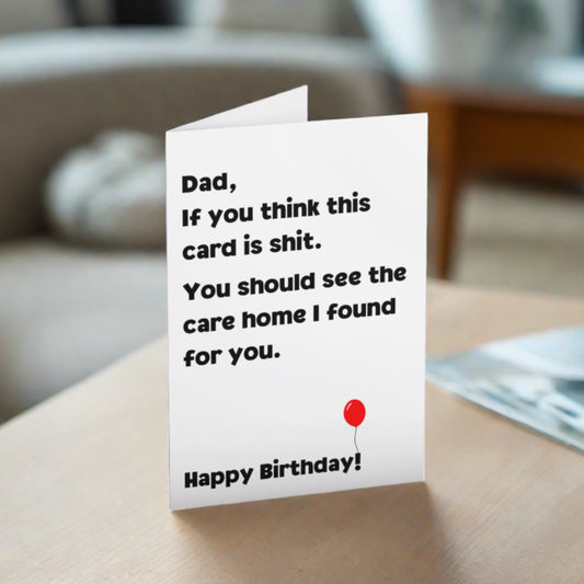 Care Home Dad Joke Birthday Card