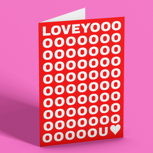 Love You Fun Anniversary Card