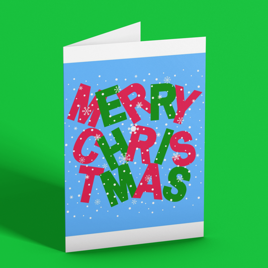Festive Merry Christmas Card