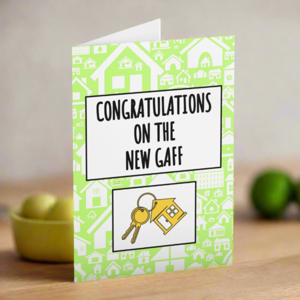 Congratulations On The New Gaff New Home Card