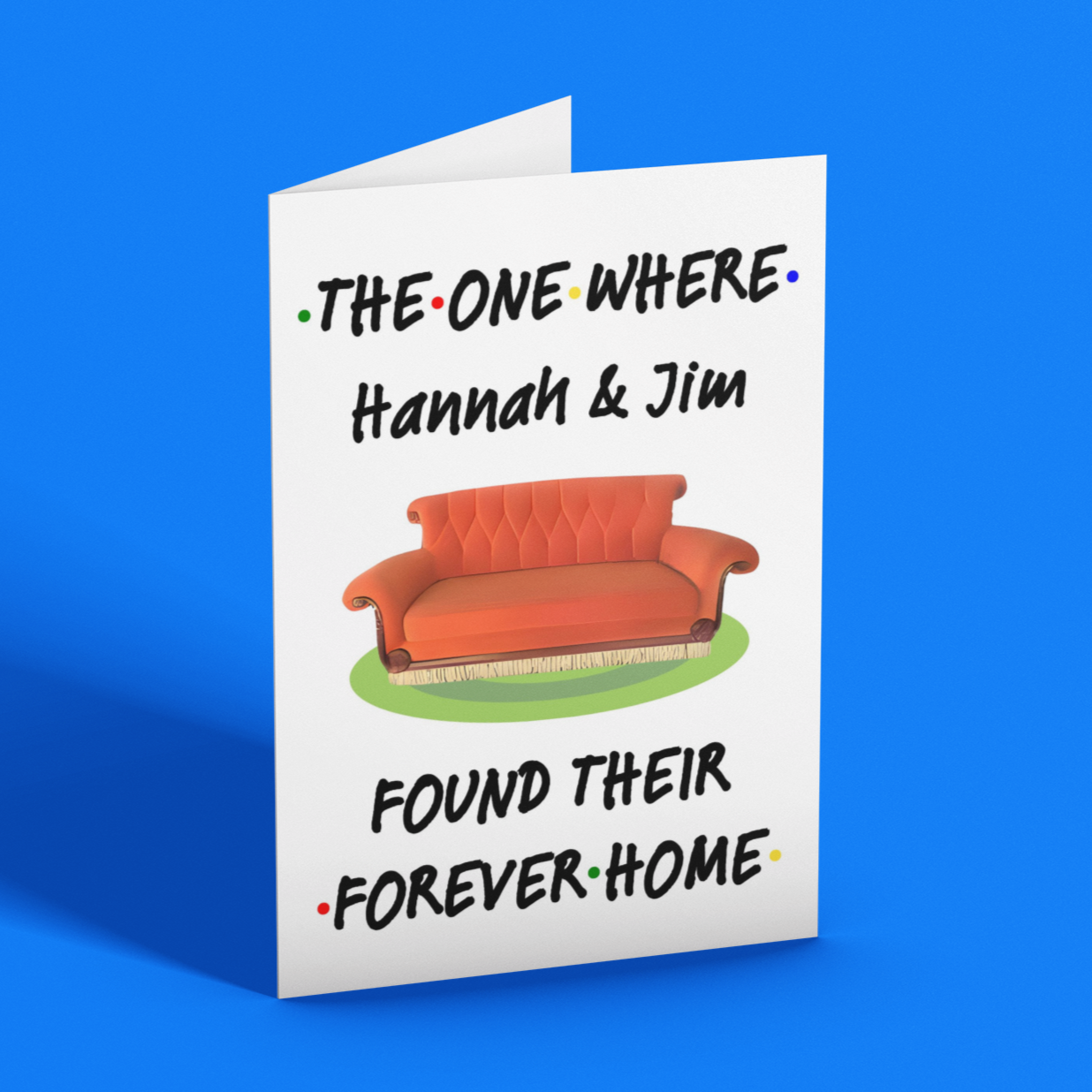 Personalised New Home Housewarming Card