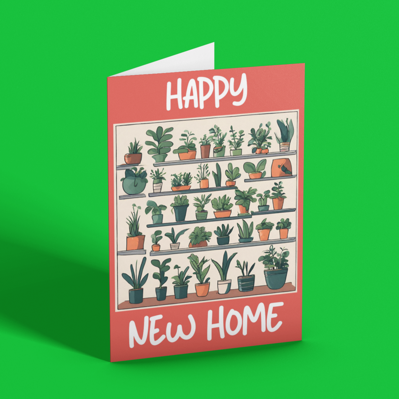 Plant Lover Happy New Home Card