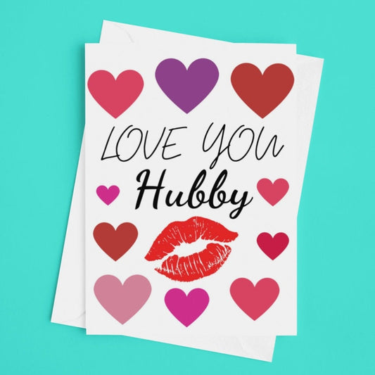 Love You Hubby, Husband Card - Click Of A Button Prints