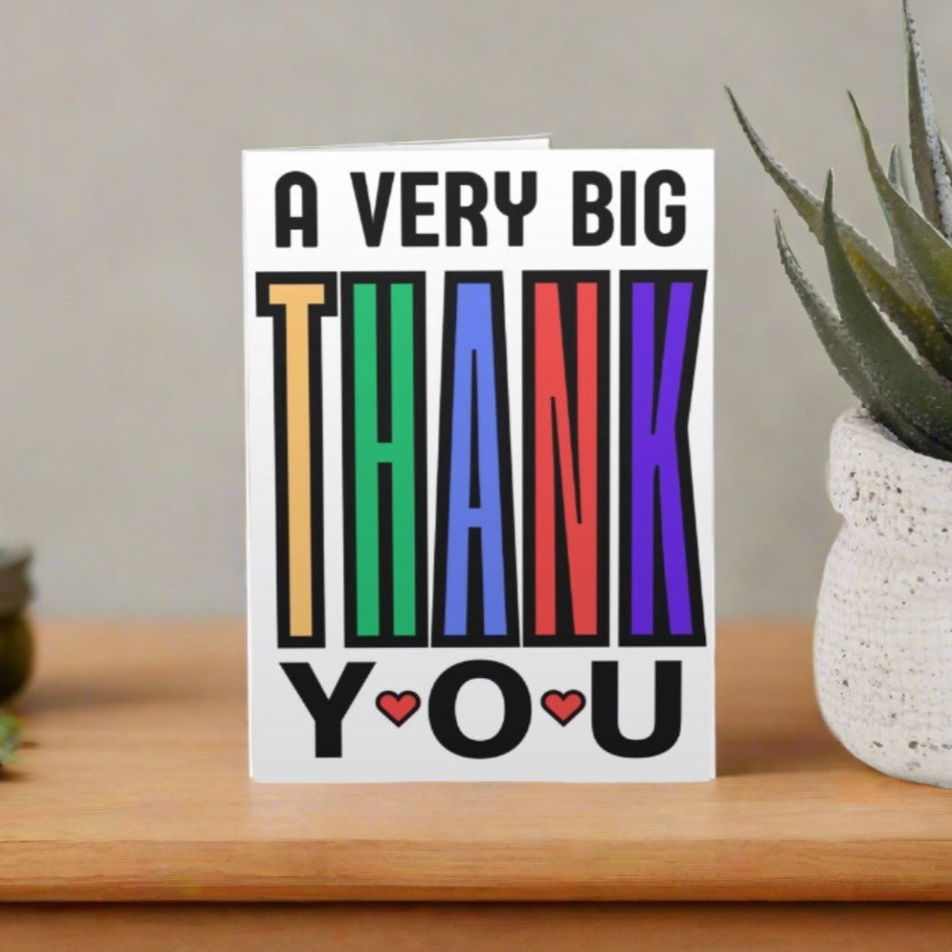 A Very Big Thank You Card
