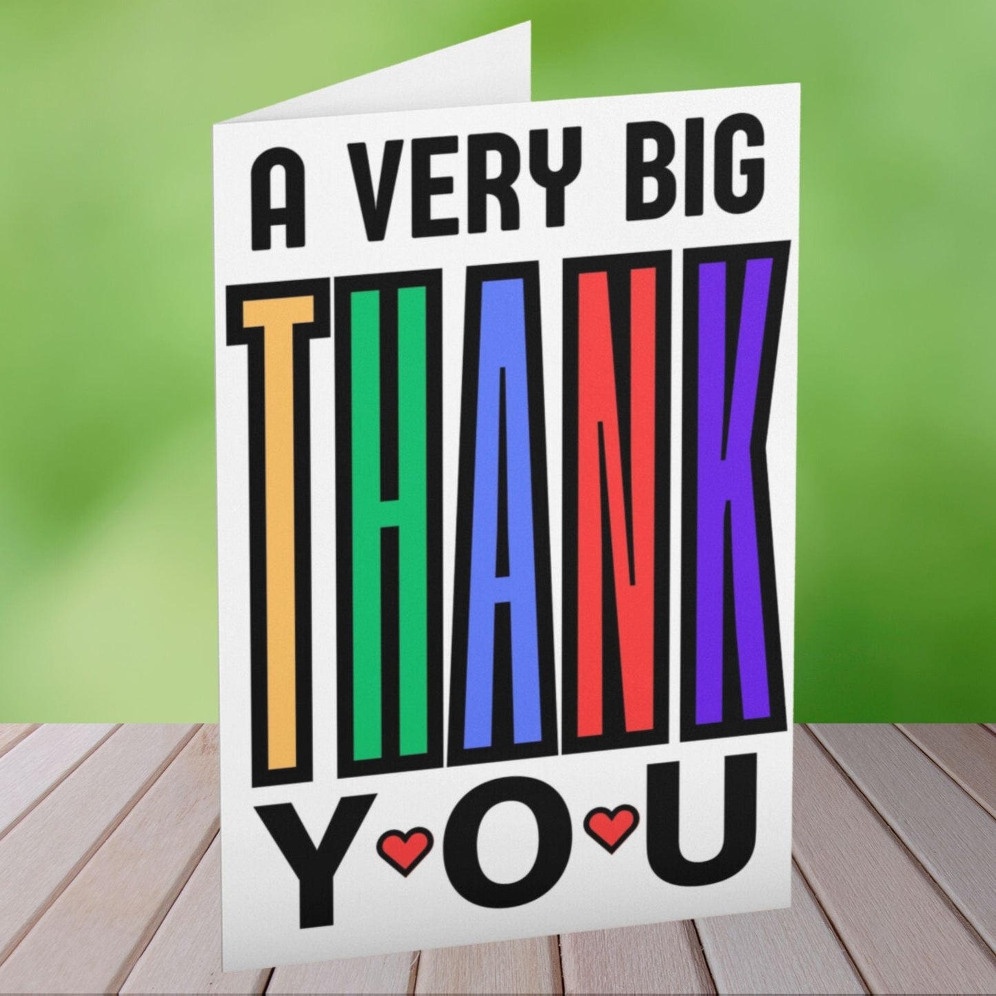 A Very Big Thank You Card