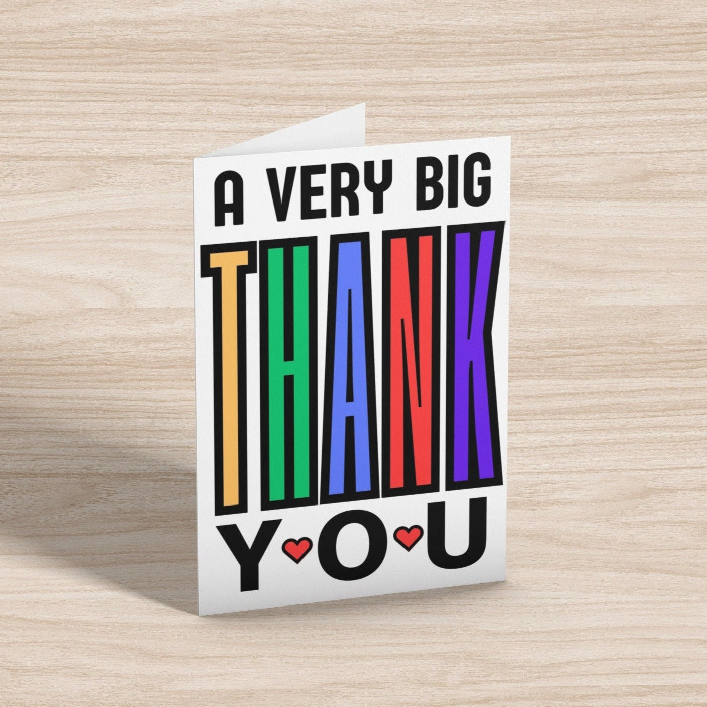 A Very Big Thank You Card