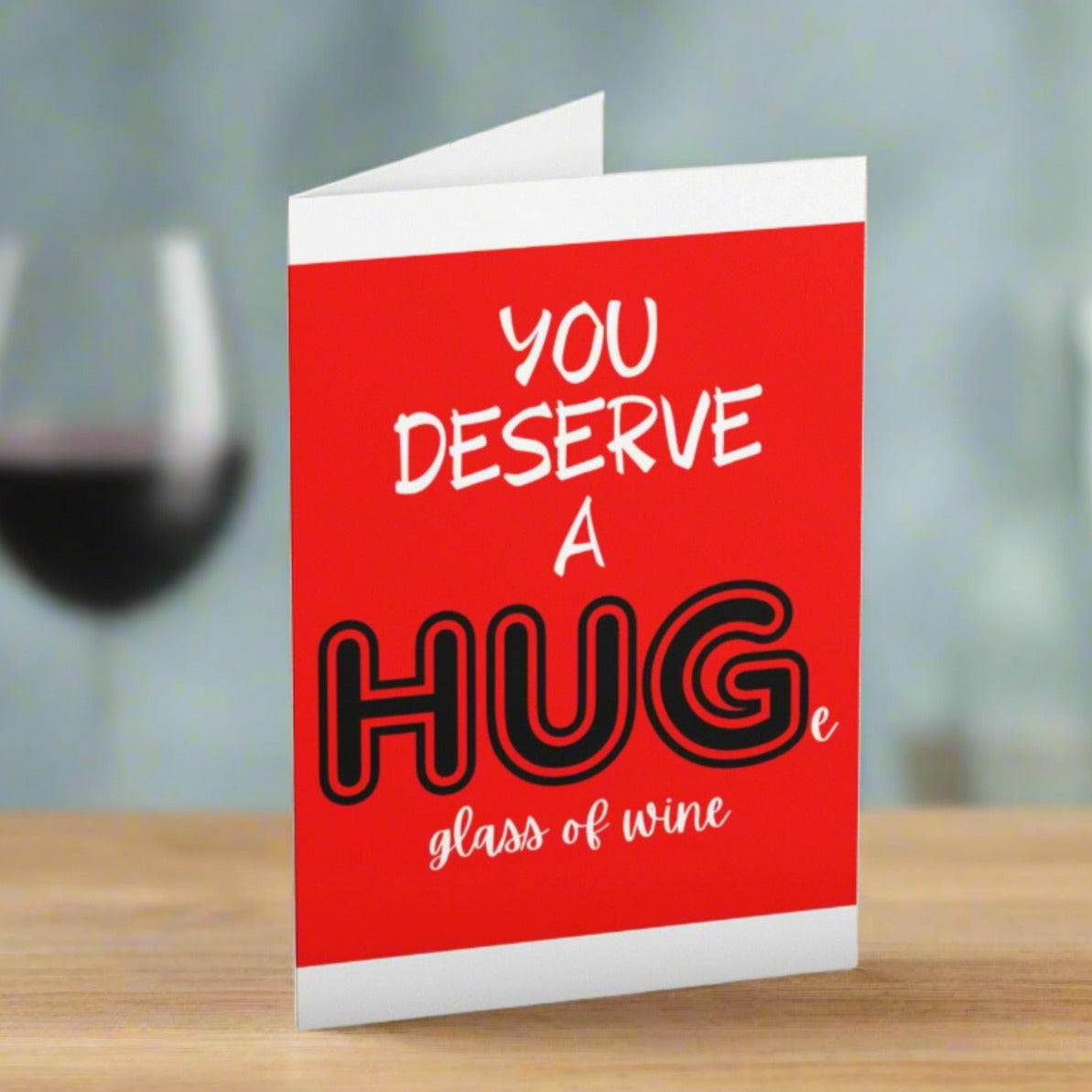 You Deserve A Hug Card - Click Of A Button Prints