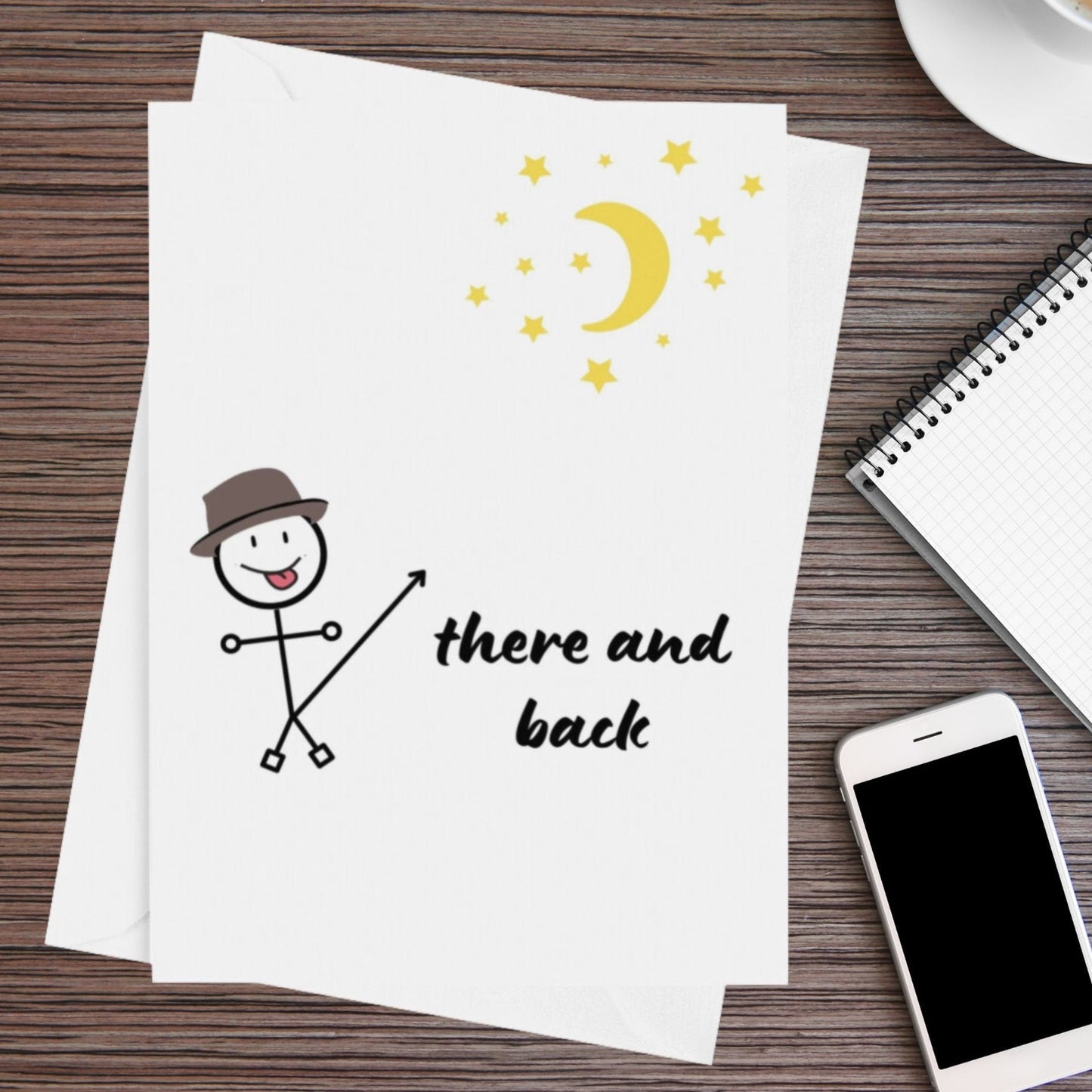 There And Back Anniversary Card - Click Of A Button Prints