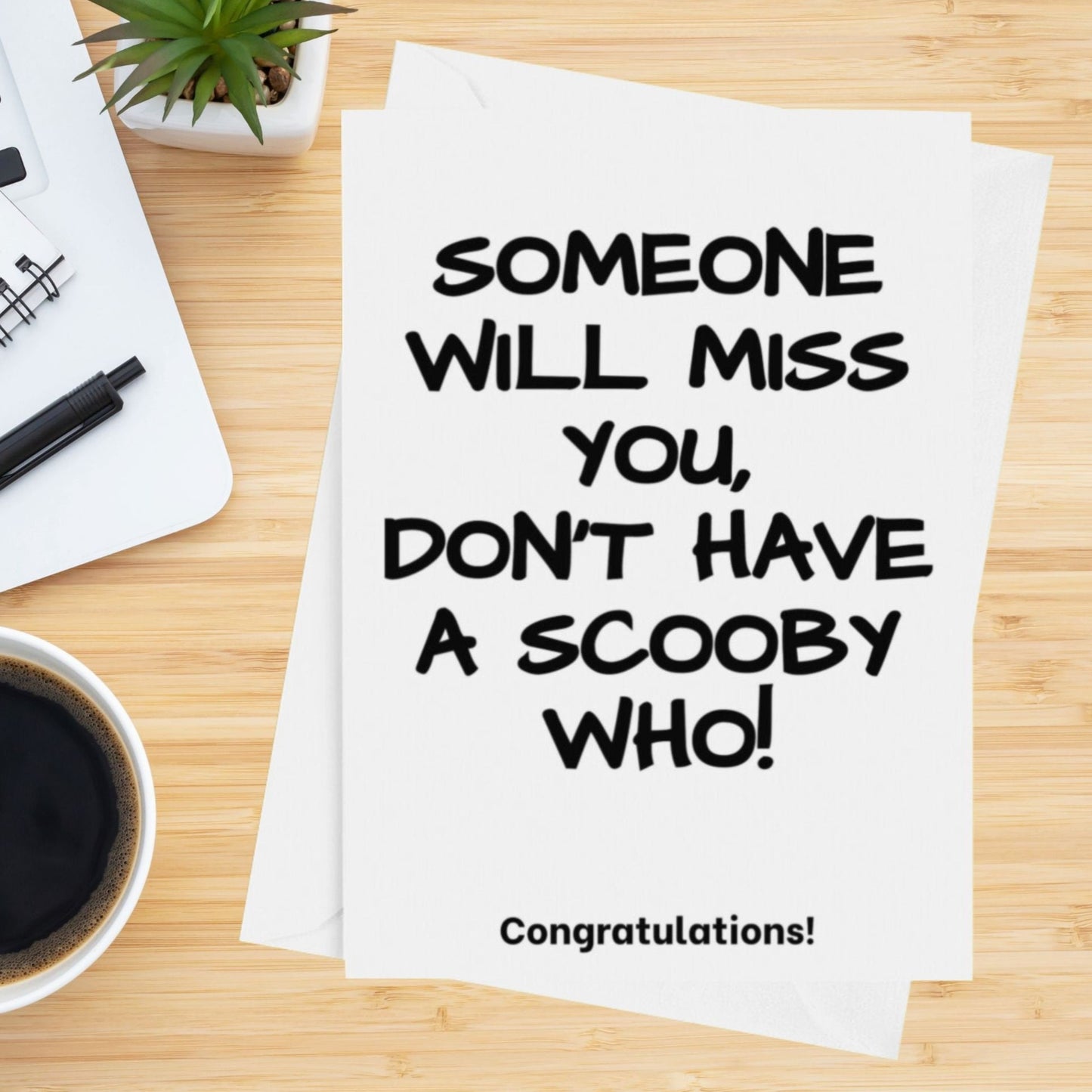 Someone Will Miss You Congratulations Card - Click Of A Button Prints
