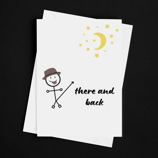 There And Back Anniversary Card - Click Of A Button Prints