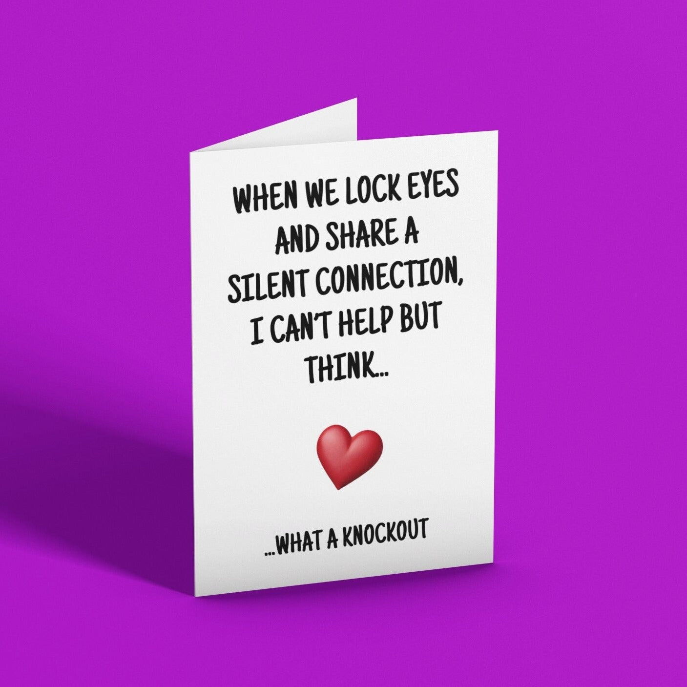 I Can't Help But Think Funny Anniversary Card - Click Of A Button Prints