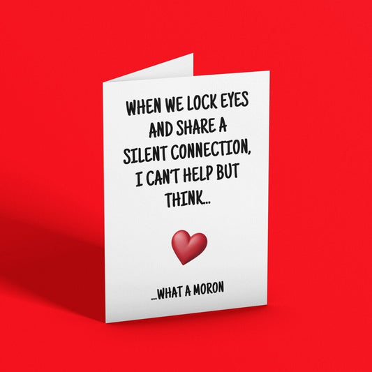 I Can't Help But Think Funny Anniversary Card - Click Of A Button Prints