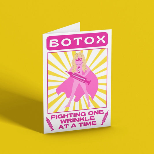 Fun Botox Card - Click Of A Button Prints