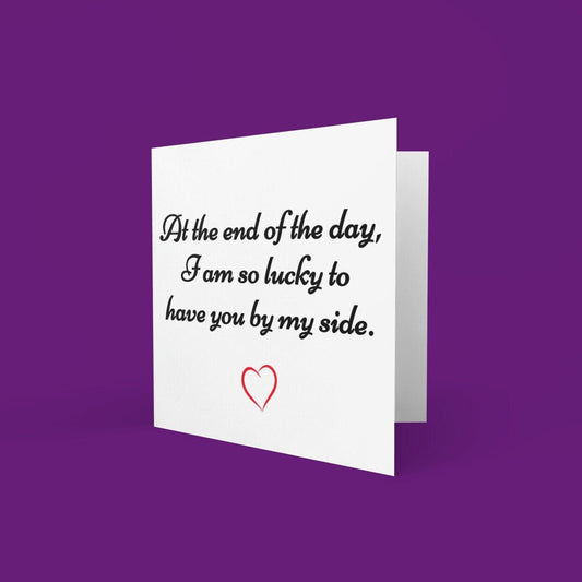 At The End Of The Day Greeting Card - Click Of A Button Prints