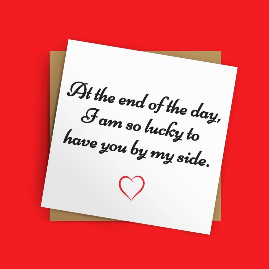 At The End Of The Day Greeting Card - Click Of A Button Prints