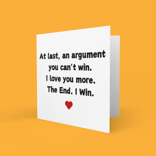 I Love You More Greeting Card - Click Of A Button Prints