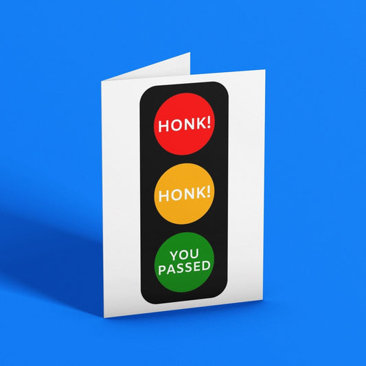 Honk Honk You Passed Card - Click Of A Button Prints