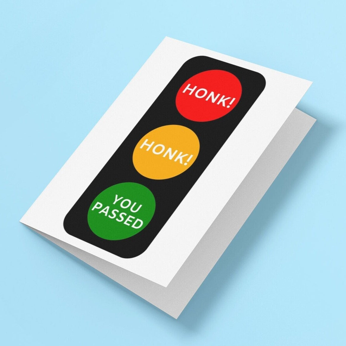 Honk Honk You Passed Card - Click Of A Button Prints