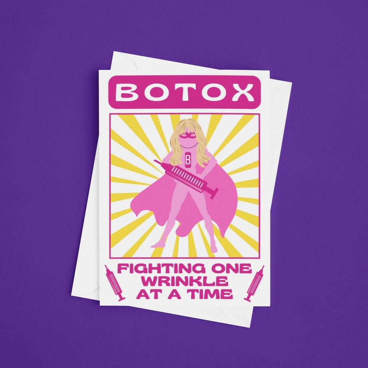 Fun Botox Card - Click Of A Button Prints