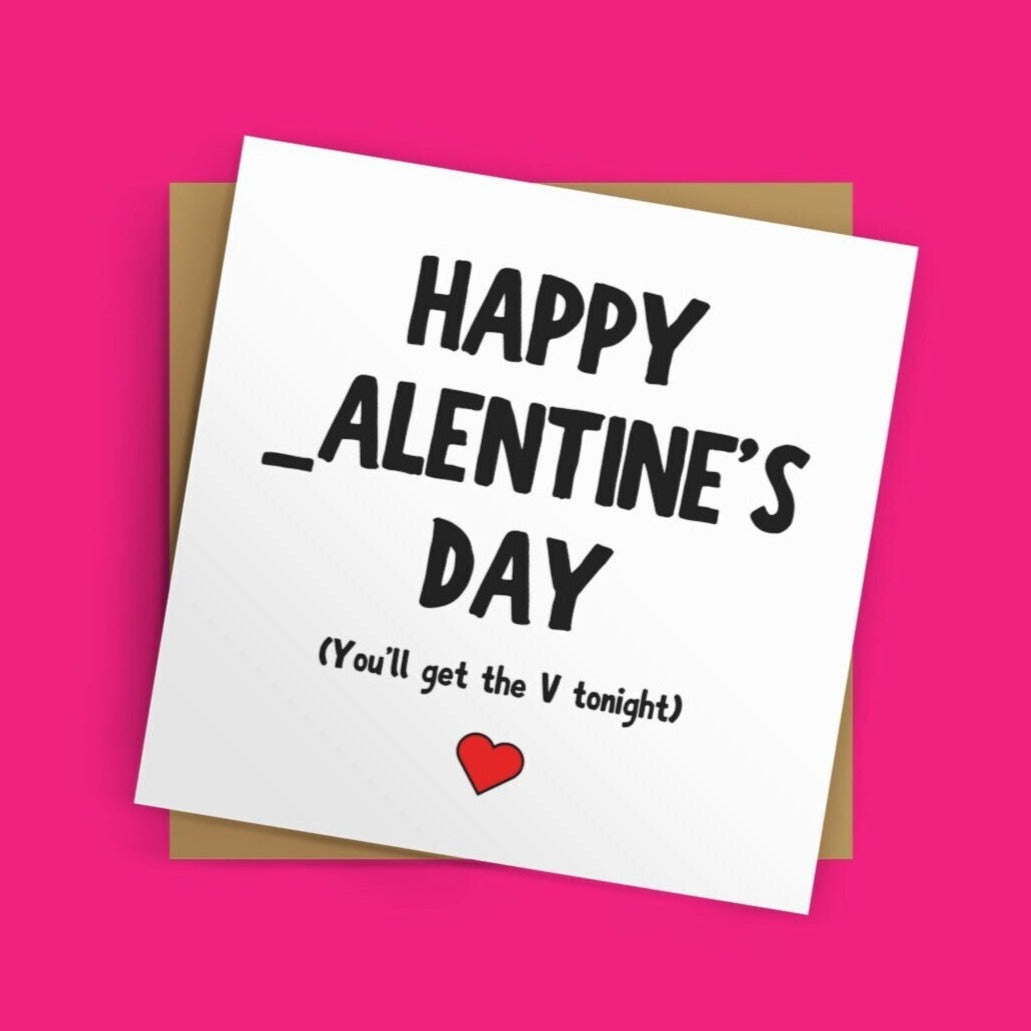 Cheeky Valentine's Day Card - Click Of A Button Prints