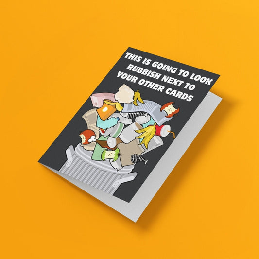 Rubbish Birthday Card - Click Of A Button Prints