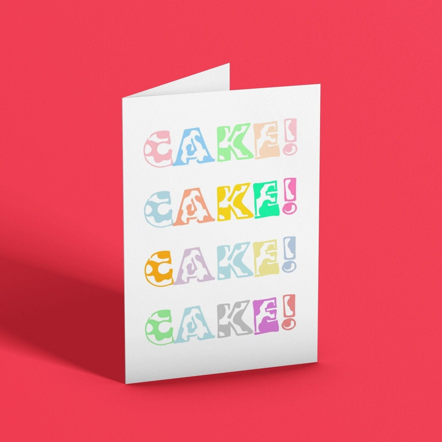 Cake Birthday Card - Click Of A Button Prints