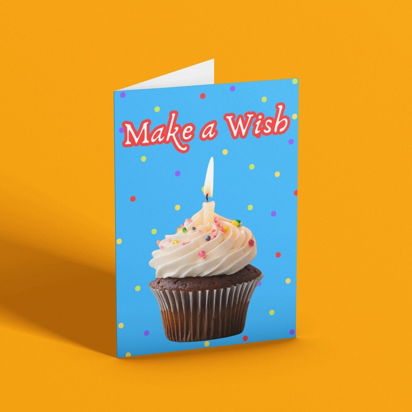 Make A Wish Birthday Card - Click Of A Button Prints