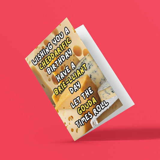 Cheesy Birthday Card - Click Of A Button Prints