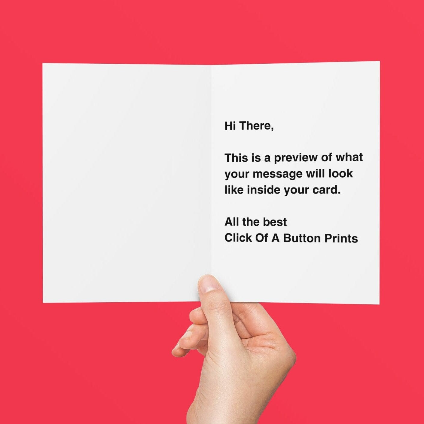 Hip Hip Hooray Replacement Birthday Card - Click Of A Button Prints