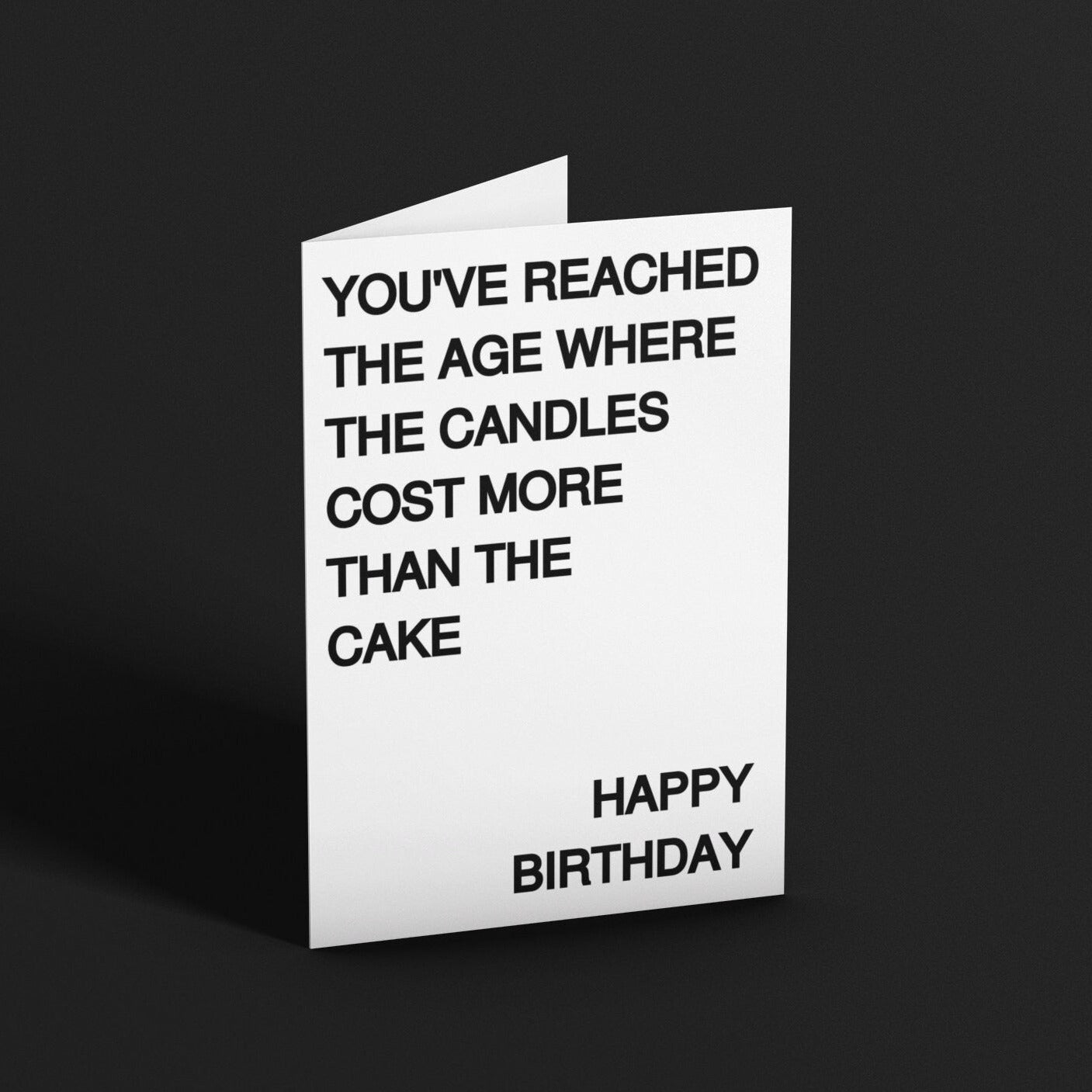 The Candles Cost More Than The Cake Birthday Card - Click Of A Button Prints