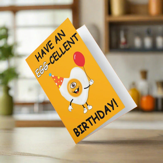 Have An Eggcellent Birthday Card - Click Of A Button Prints
