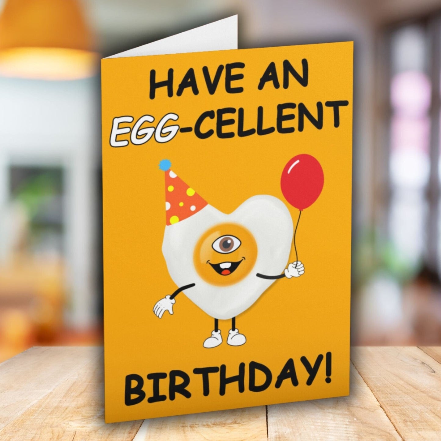 Have An Eggcellent Birthday Card - Click Of A Button Prints