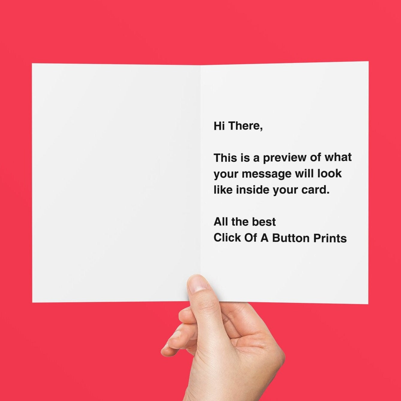 This Card Is Also Your Present Birthday Card - Click Of A Button Prints