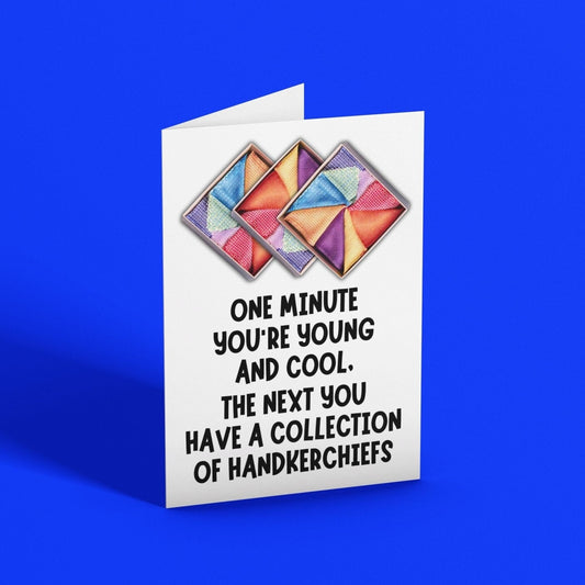 Funny Hankies Birthday Card - Click Of A Button Prints