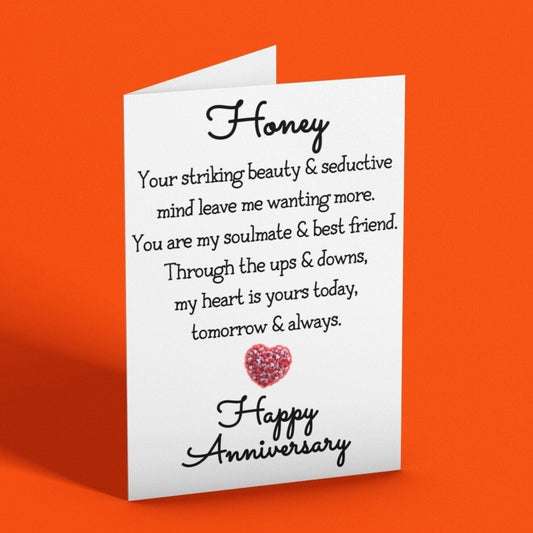 Personalised Soulmate And Best Friend Happy Anniversary Card - Click Of A Button Prints