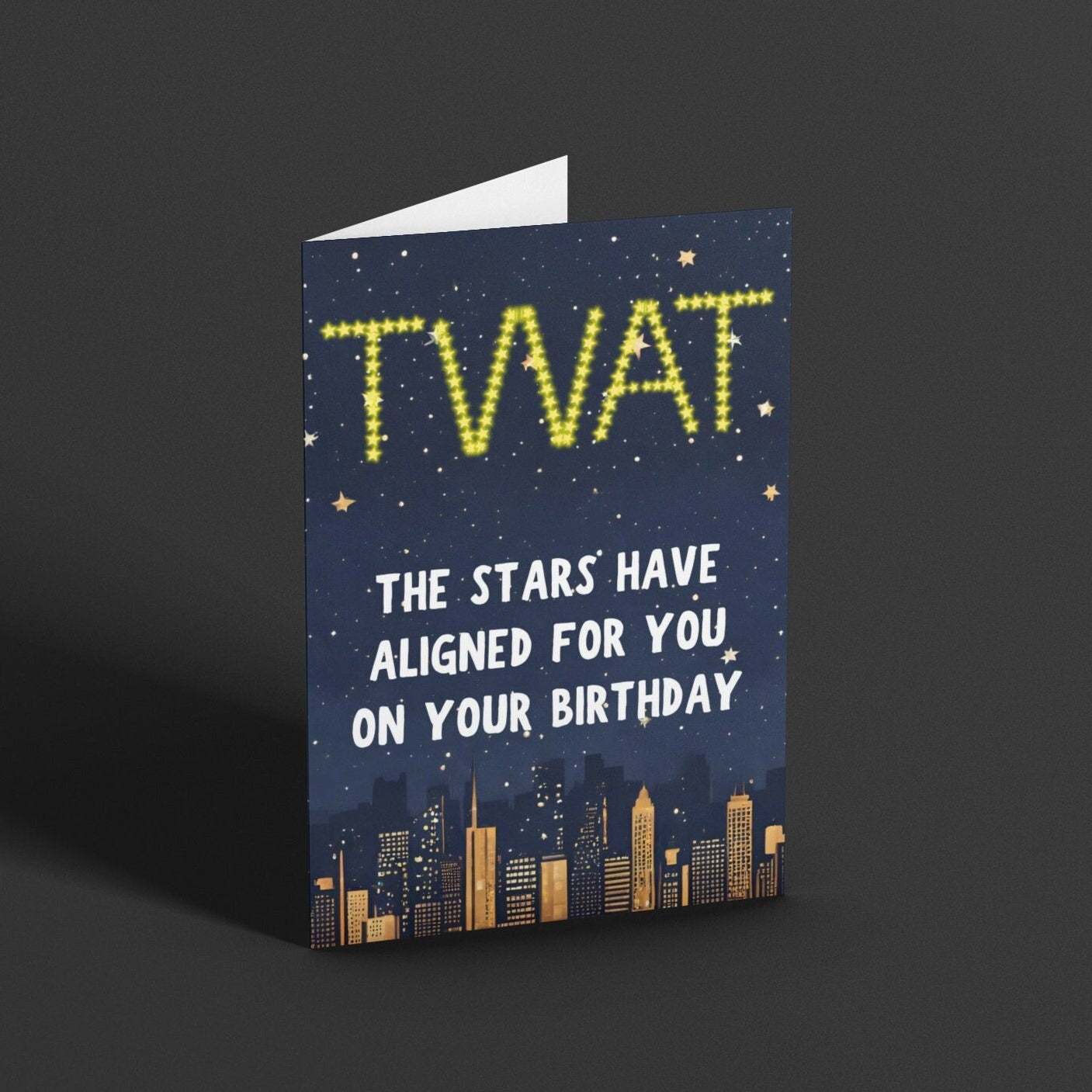 Stars Have Aligned Birthday Card - Click Of A Button Prints